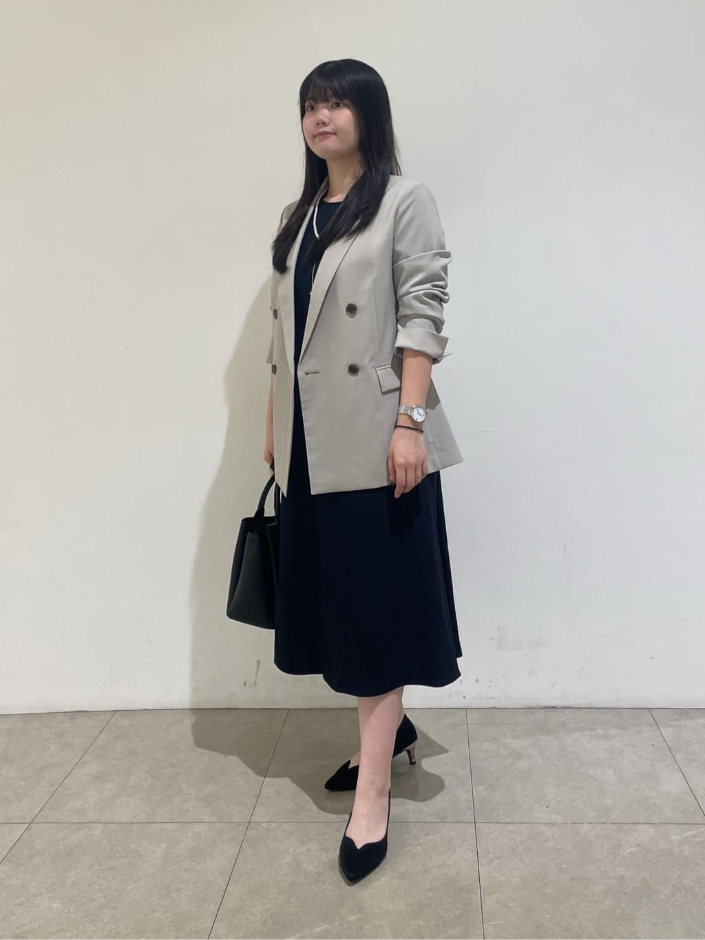 emikaさんの「INDIVI｜【UVケア】ライトダブルジャケット」を使ったコーディネート