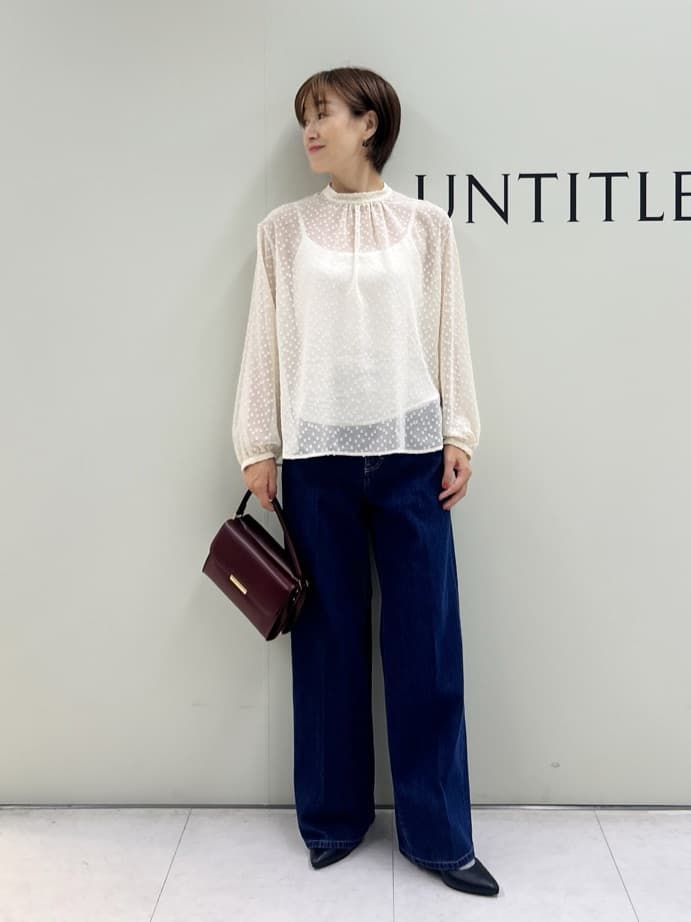 Mikiさんの「UNTITLED｜【レイヤード/前ボタン】2WAYニットベスト」を使ったコーディネート