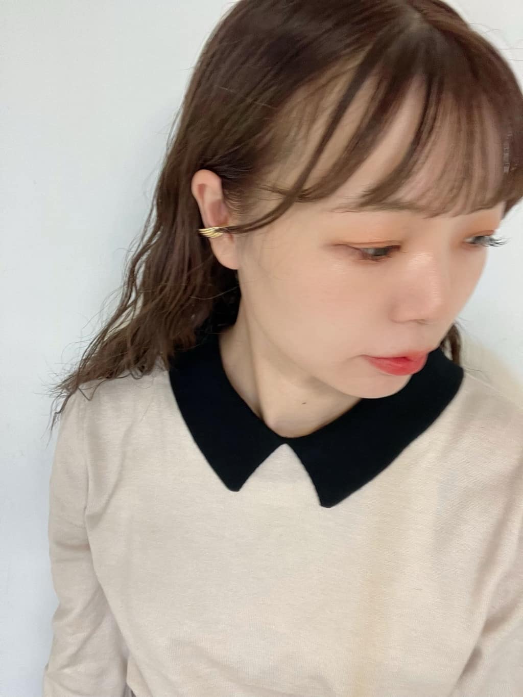 MAYUKIさんの「index｜ツイード調フロントジップタイトスカート【洗濯機OK／防シワ】」を使ったコーディネート