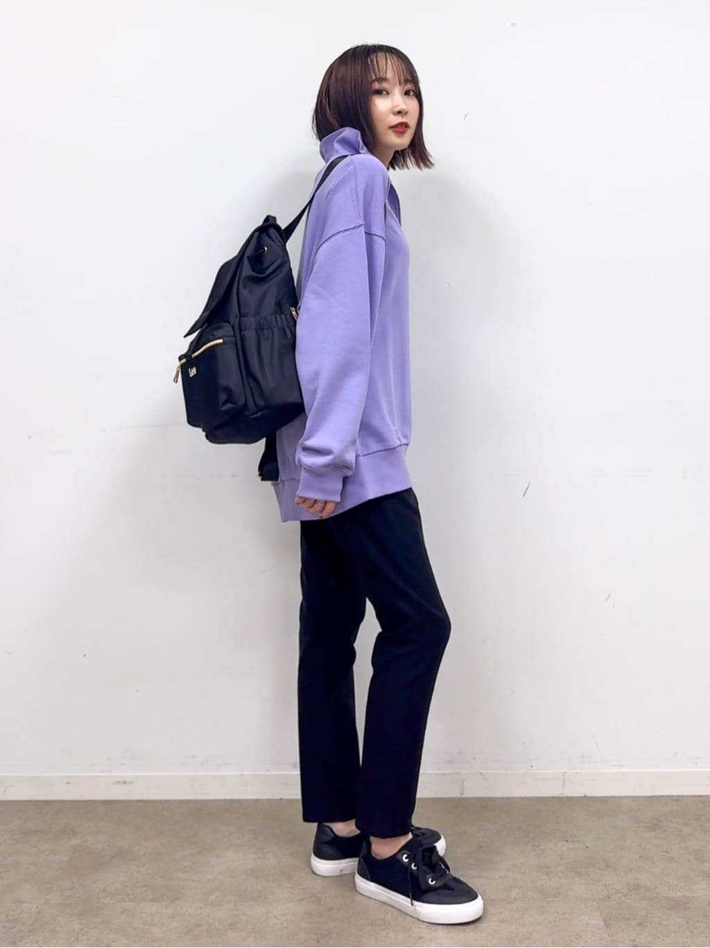 𝐜𝐡𝐢𝐤𝐚さんの「SHOO･LA･RUE｜【洗濯機可/S-LL】フィット感が心地よい ハイパーストレッチスキニー裏起毛」を使ったコーディネート