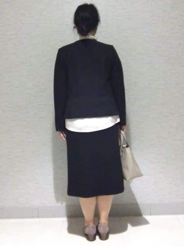 sakoさんの「Reflect｜【ライトアウター／通勤におすすめ◎／セットアップ可／すっきりシルエット】キレイめジャージジャケット」を使ったコーディネート