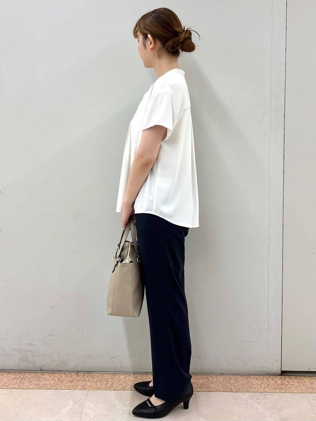 Satoさんの「Reflect｜【洗える／セットアップ可】ストレートラインパンツ」を使ったコーディネート