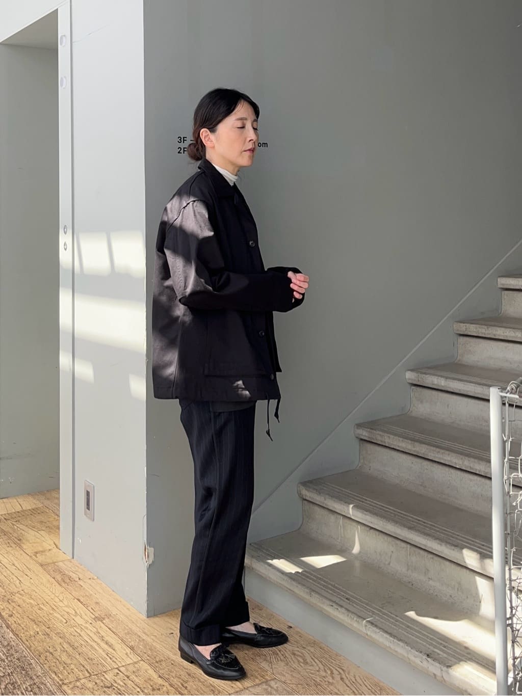神野（jinno）さんの「TAKEO KIKUCHI｜【Sサイズ～】4パッチポケットコーチジャケット」を使ったコーディネート