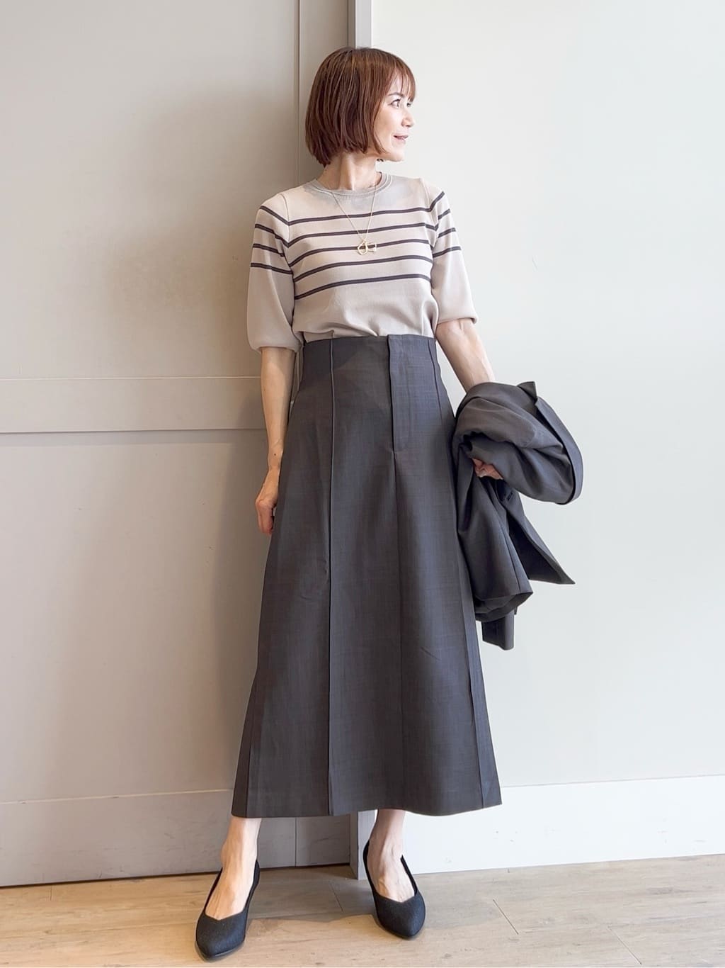 yamakoさんの「grove｜【カセット服】ダブルブレストテーラードジャケット」を使ったコーディネート