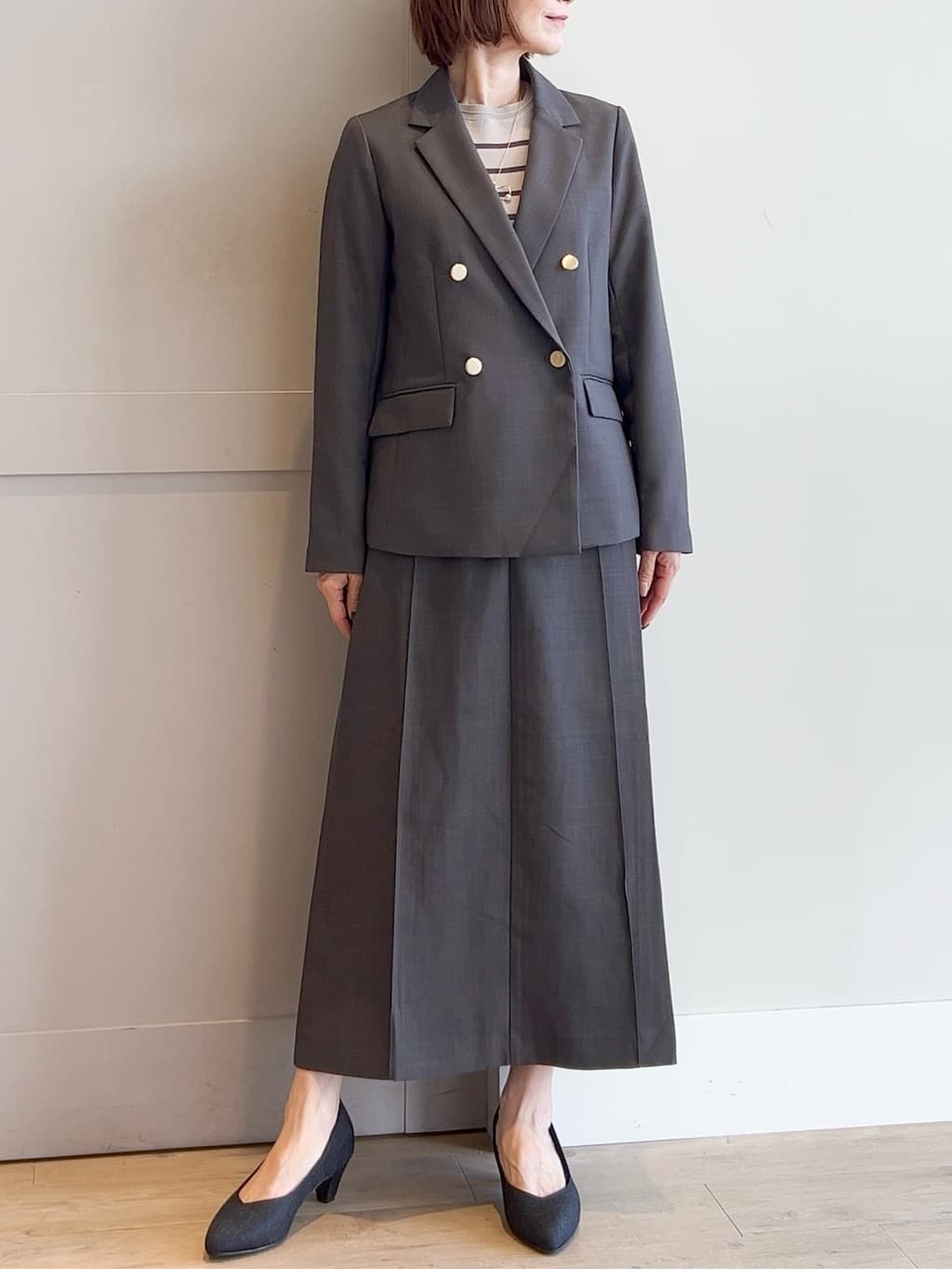 yamakoさんの「grove｜【カセット服】ダブルブレストテーラードジャケット」を使ったコーディネート