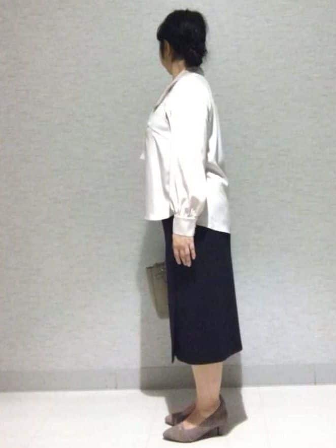 sakoさんの「Reflect｜【ライトアウター／通勤におすすめ◎／セットアップ可／すっきりシルエット】キレイめジャージジャケット」を使ったコーディネート