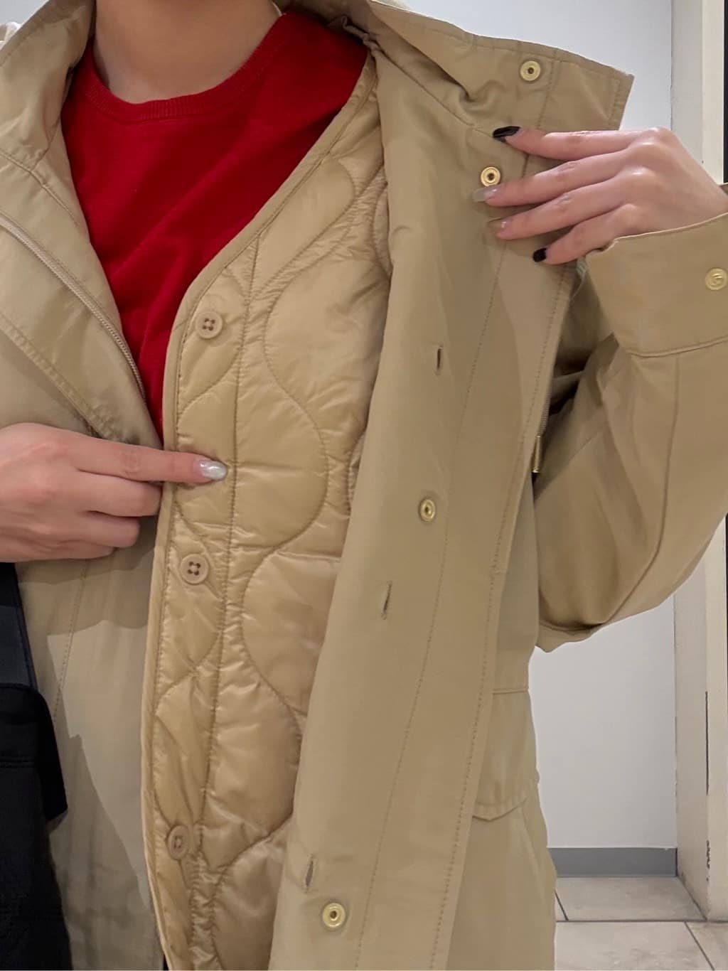 Itoさんの「UNTITLED｜【グレー/ブルー/ジーンズ】ソフトワイドデニムパンツ」を使ったコーディネート