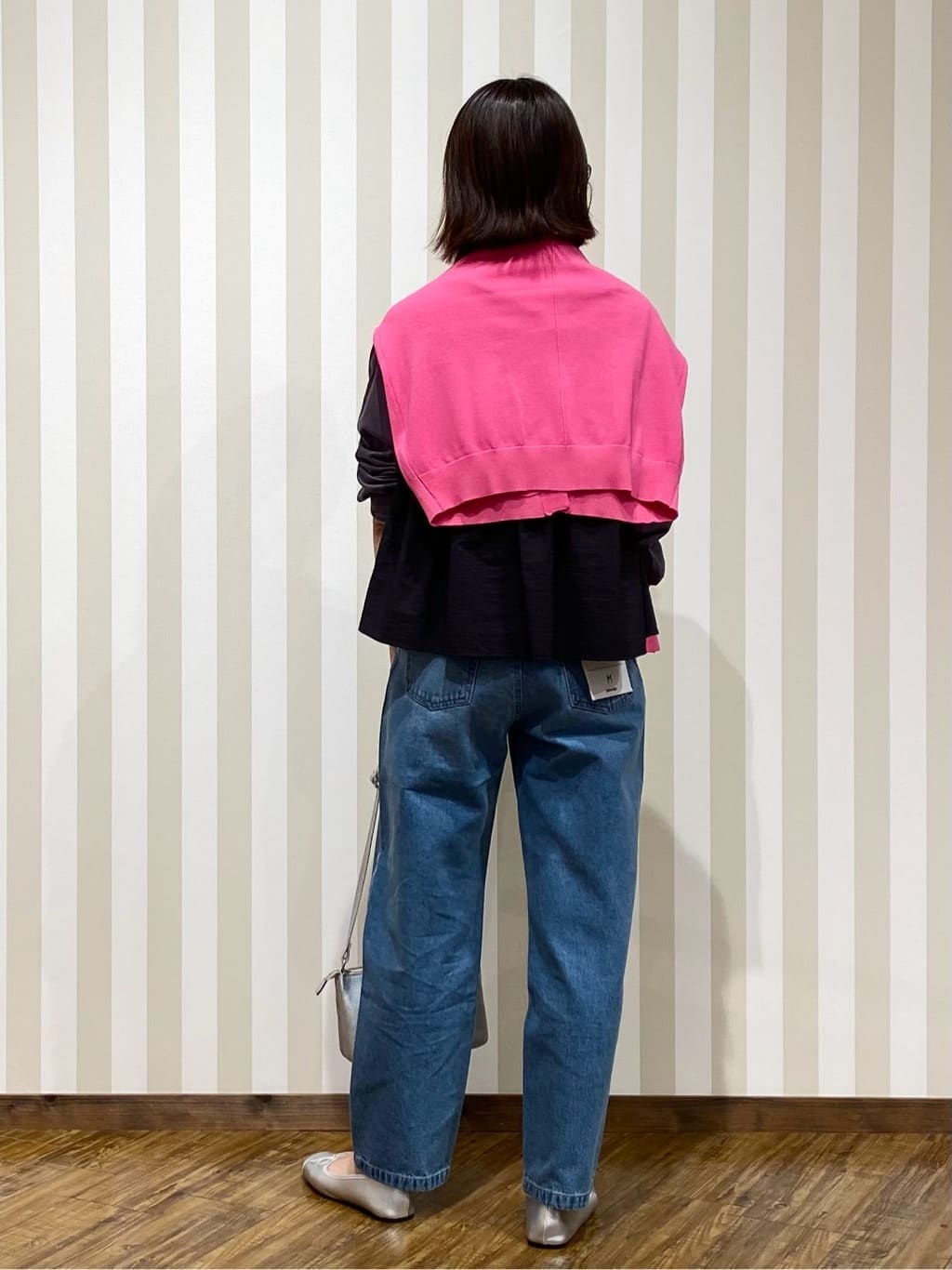 SAOさんの「SHOO･LA･RUE｜【洗える/S-LL/アンサンブル可】大人フェミニン さらっとタッチのニットカーディガン」を使ったコーディネート