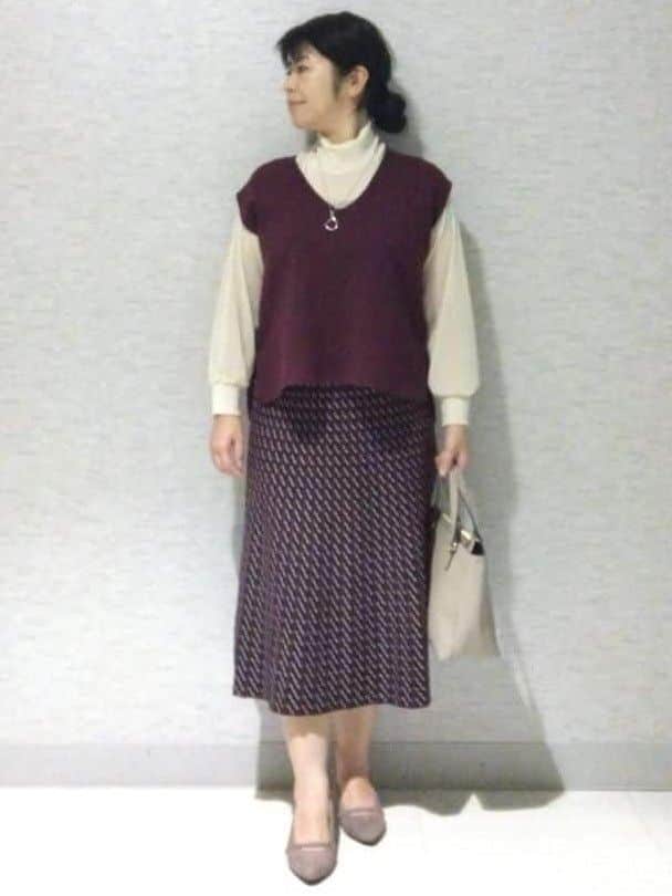 sakoさんの「Reflect｜【レイヤードスタイルのインナーに◎】タートル&times;ラグランスリーブプルオーバー」を使ったコーディネート