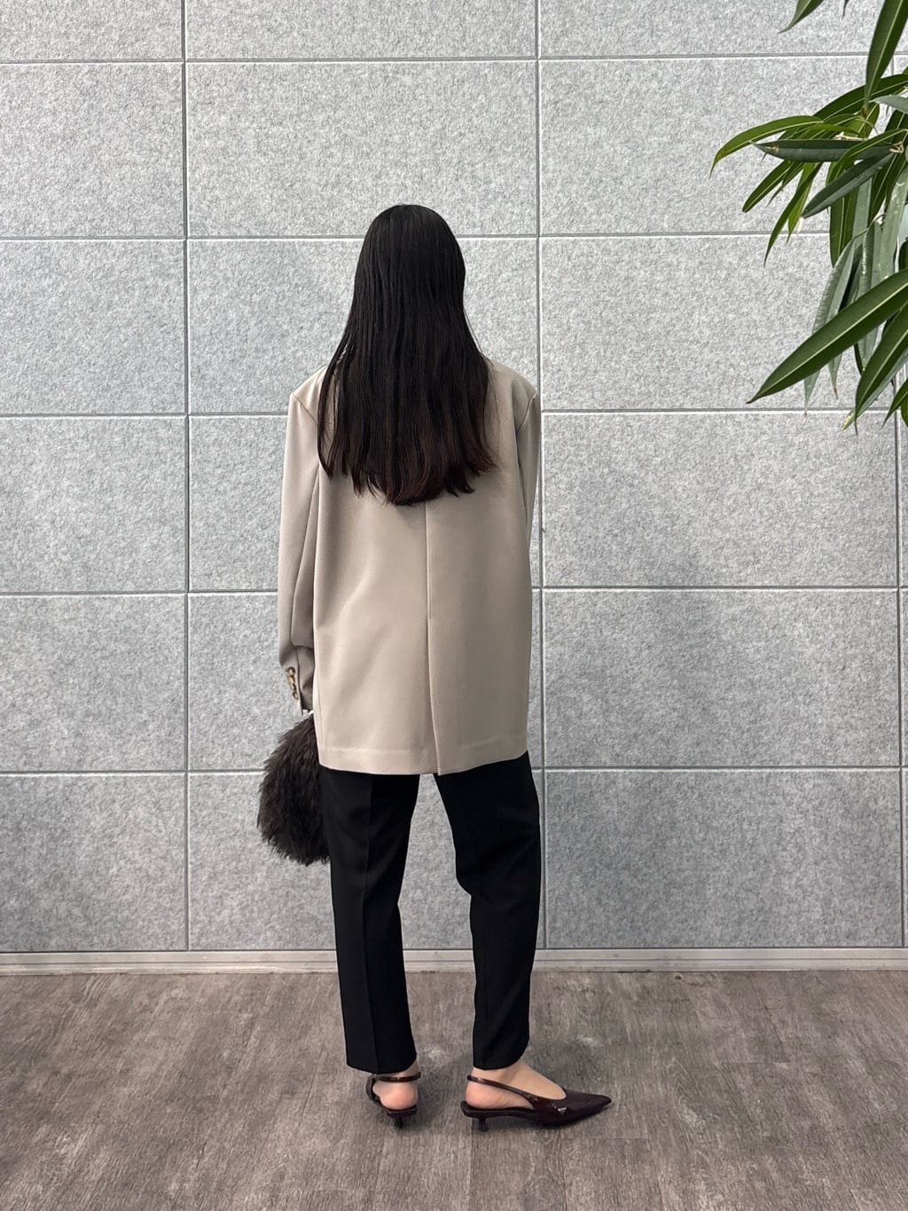 rinaさんの「INDIVI｜ダブルクロスオーバージャケット」を使ったコーディネート