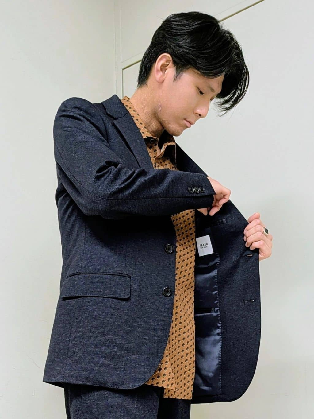 ryoさんの「TAKEO KIKUCHI｜【None Of Stress】アクティブジャージ 千鳥 ジャケット」を使ったコーディネート