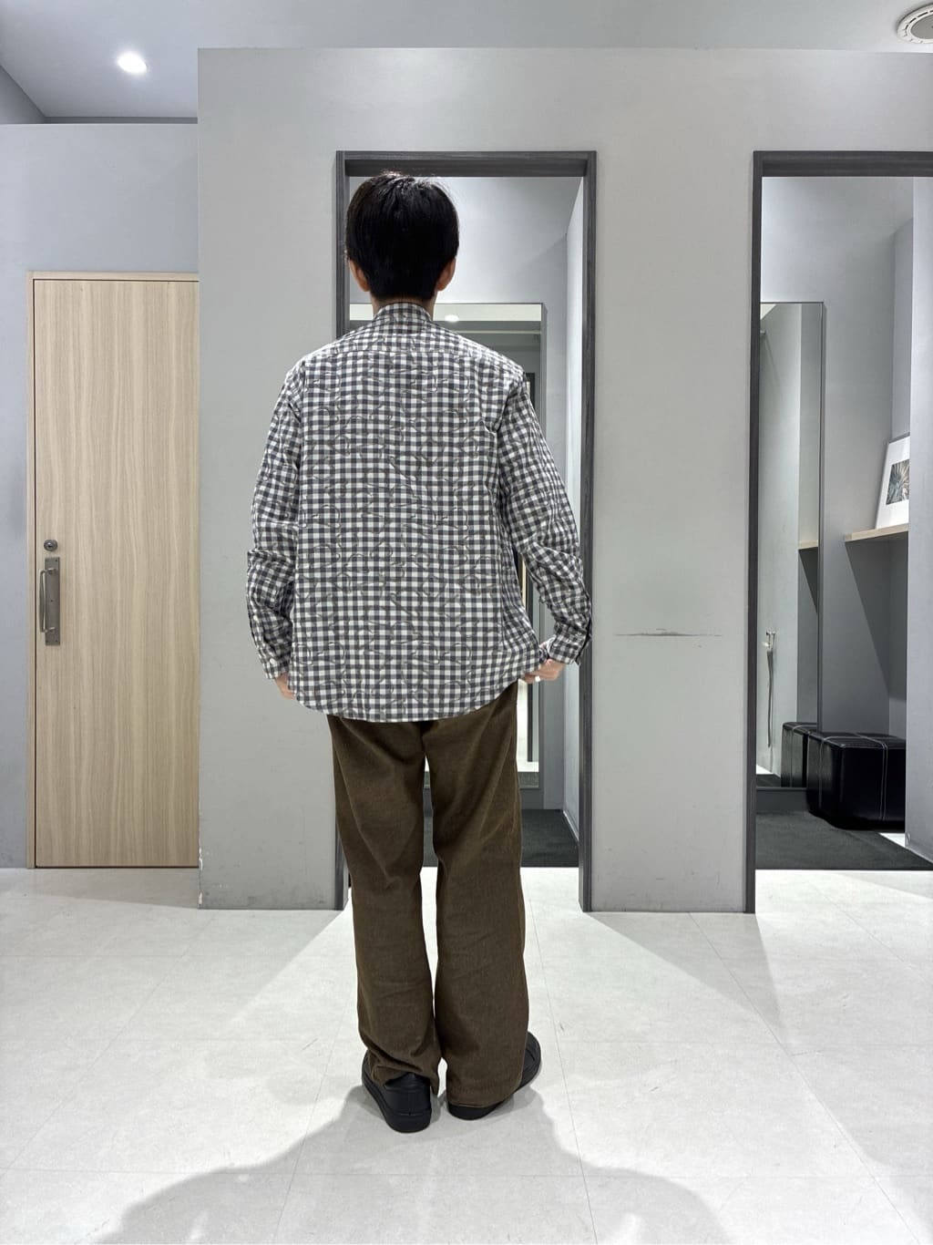 わいずみさんの「TAKEO KIKUCHI｜チェックボーラーガーゼシャツ」を使ったコーディネート