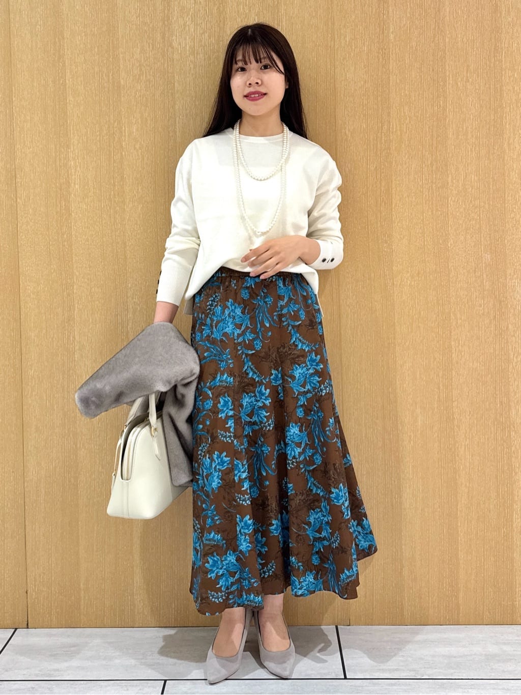 nanaさんの「UNTITLED｜【アンサンブル可/洗える】ウールミラノリブニット」を使ったコーディネート