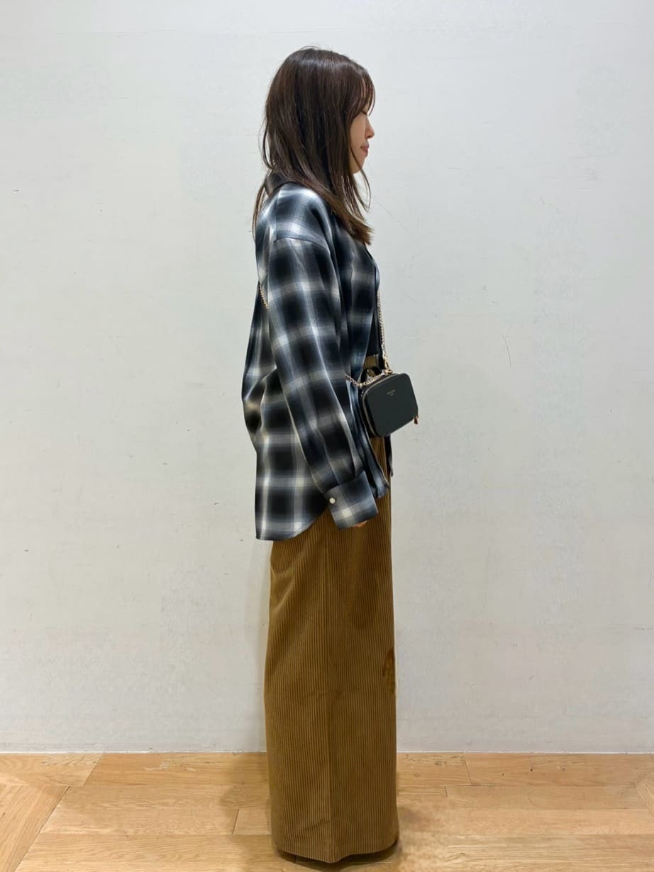kurumiさんの「OPAQUE.CLIP｜オンブレチェックシャツ【洗濯機洗い可】」を使ったコーディネート