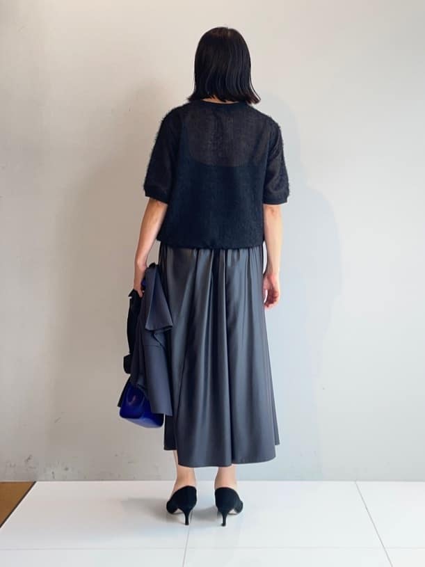 murayamaさんの「INDIVI｜【軽く羽織れる！】ダブルジャケット」を使ったコーディネート