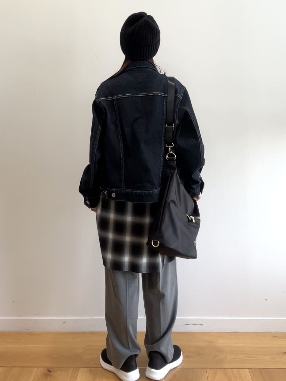 RINAさんの「OPAQUE.CLIP｜ロングロゴTシャツ【洗濯機OK】」を使ったコーディネート
