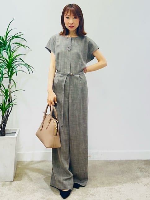 Miwaさんの「UNTITLED｜【接触冷感/オールインワン/洗える】梳毛調合繊コンビネゾン」を使ったコーディネート