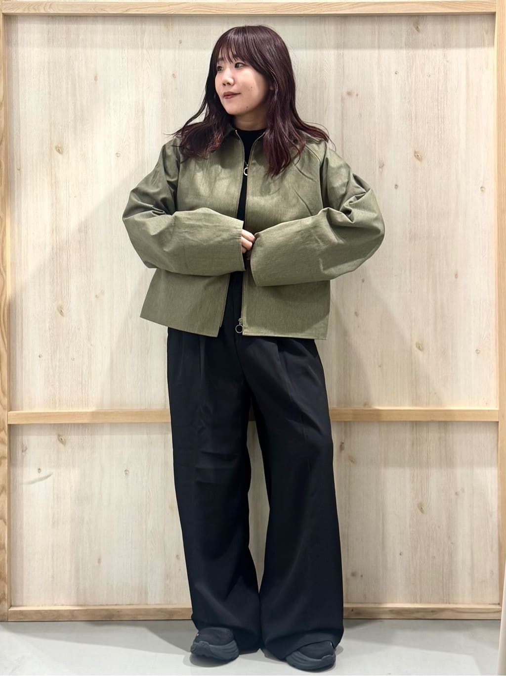 nanaさんの「THE SHOP TK｜フェイクファーベスト」を使ったコーディネート