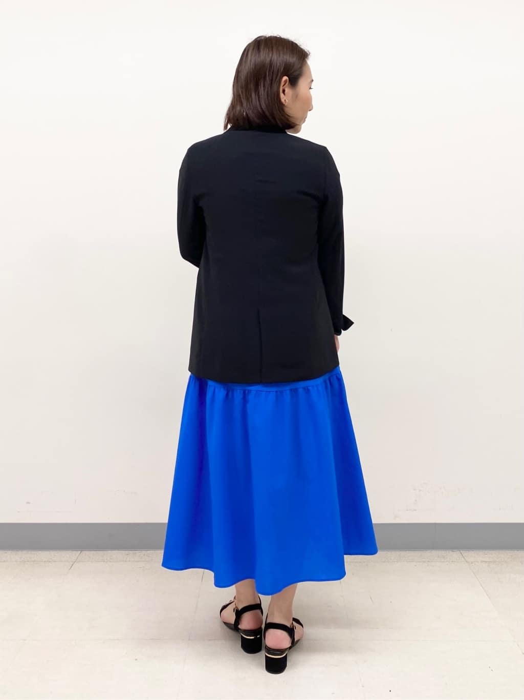 YUKARIさんの「INDIVI｜【1枚でコーデ完成！】タックワンピース」を使ったコーディネート