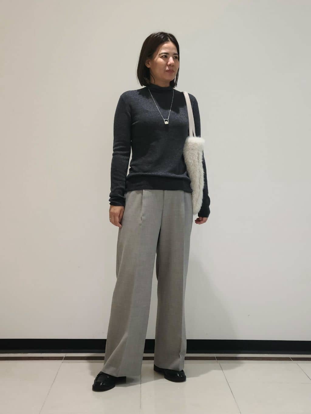 eriさんの「INDIVI｜【洗える／セットアップ可能】凹凸ストレッチ素材ダブルジャケット」を使ったコーディネート