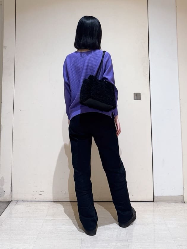 rinaさんの「INDIVI｜【洗える／体型カバー】美シルエットニット」を使ったコーディネート