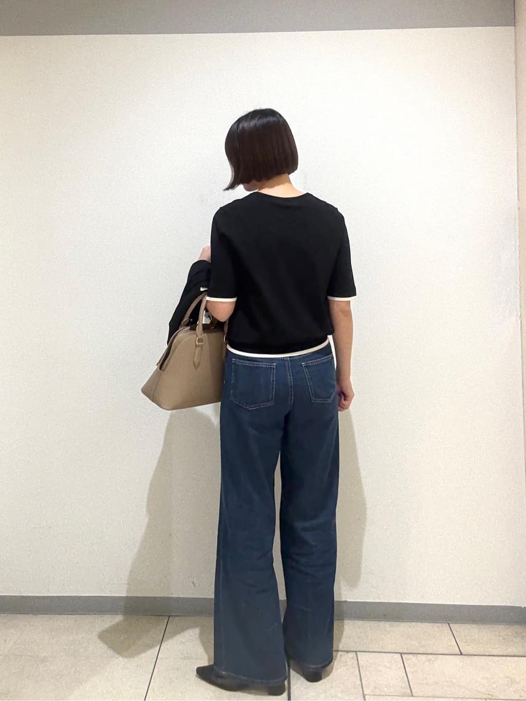 Itoさんの「UNTITLED｜【グレー/ブルー/ジーンズ】ソフトワイドデニムパンツ」を使ったコーディネート