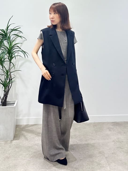 Miwaさんの「UNTITLED｜【接触冷感/オールインワン/洗える】梳毛調合繊コンビネゾン」を使ったコーディネート