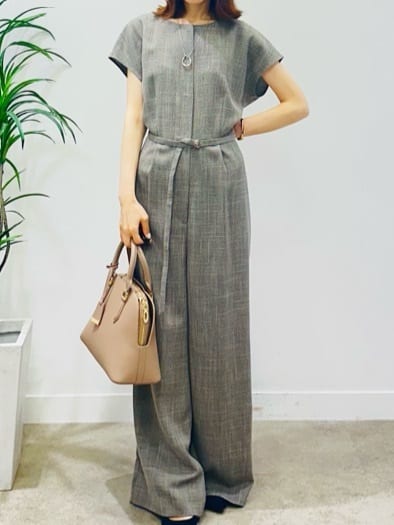 Miwaさんの「UNTITLED｜【接触冷感/オールインワン/洗える】梳毛調合繊コンビネゾン」を使ったコーディネート
