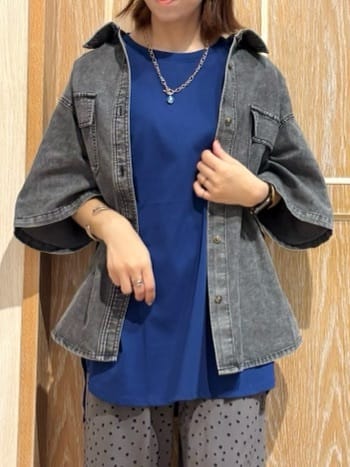 meiさんの「SHOO･LA･RUE｜【ひんやり/選べる2柄】大人のリラックスコーデに プリント柄パンツ」を使ったコーディネート