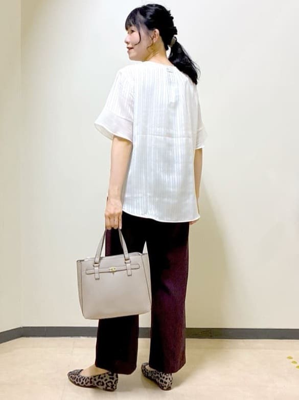  beni_gingerさんの「Reflect｜◆【ゆったり着られる◎】バイカラードッキングニット」を使ったコーディネート