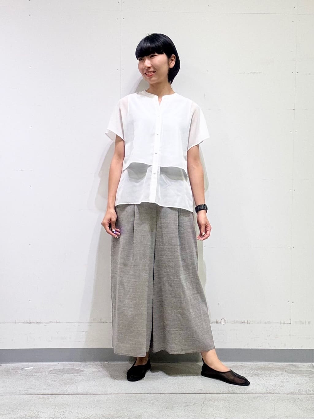 naoさんの「INDIVI｜【日本製】ビスチェインナータンクトップ」を使ったコーディネート