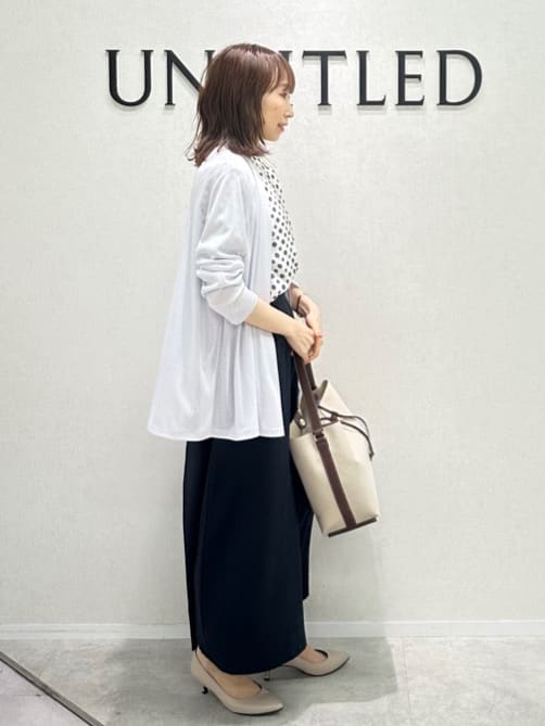 Miwaさんの「UNTITLED｜◆【接触冷感/UV機能/遮熱】ジャージカーディガン」を使ったコーディネート