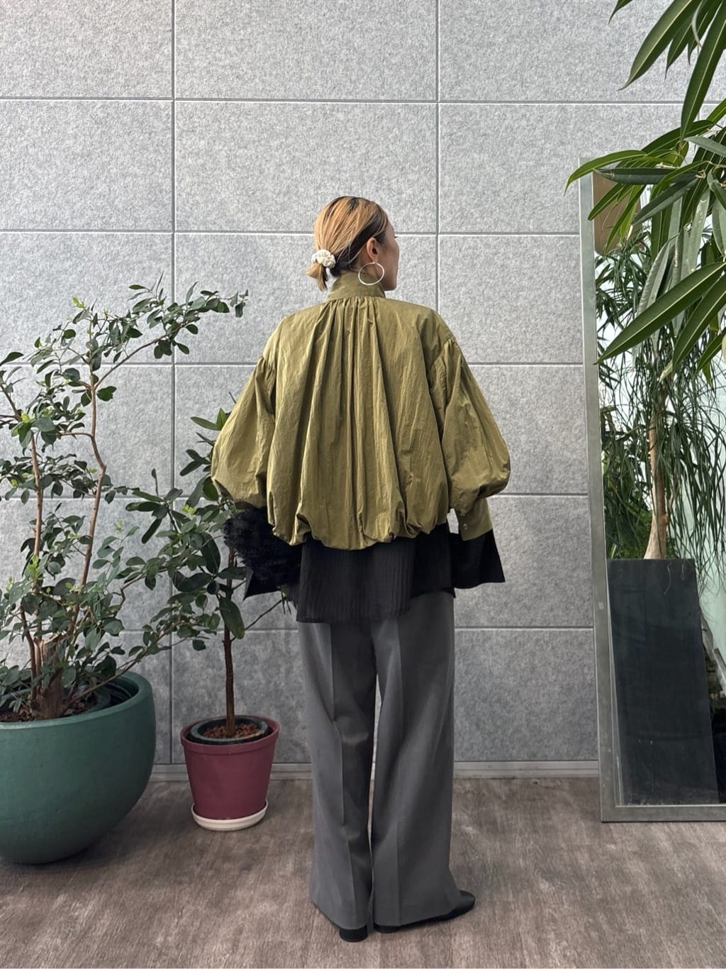 kotakiさんの「INDIVI｜バルーンナイロンブルゾン」を使ったコーディネート