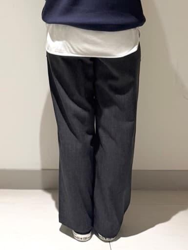 Liriさんの「Dessin｜【選べる首元デザイン/洗える】クルーネックロングTシャツ」を使ったコーディネート
