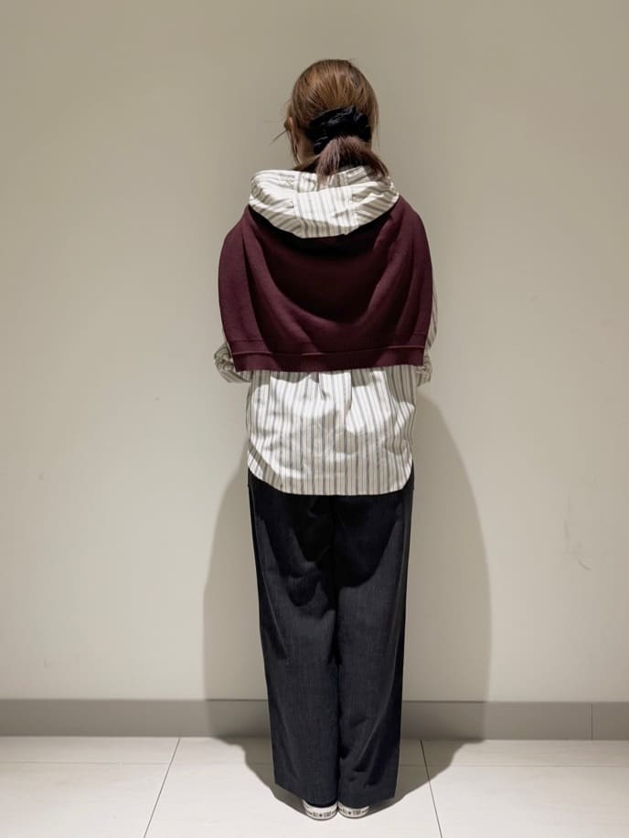 Liriさんの「Dessin｜【選べる首元デザイン/洗える】クルーネックロングTシャツ」を使ったコーディネート