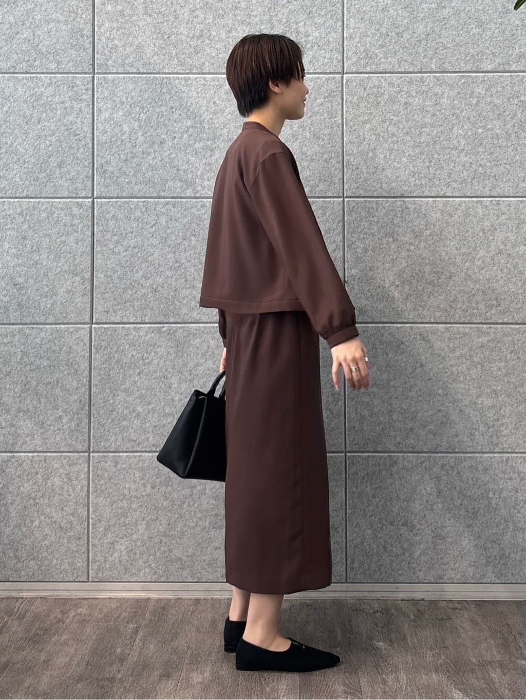 kanaeさんの「INDIVI｜【洗える／UVケア／吸汗速乾】ジョーゼットライトブルゾン」を使ったコーディネート