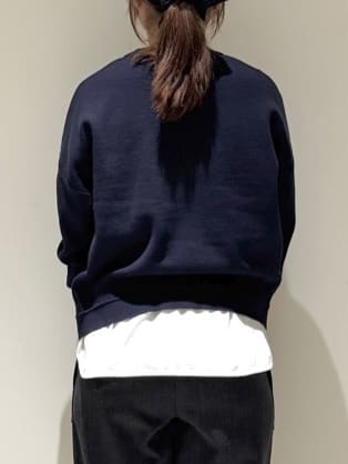 Liriさんの「Dessin｜【選べる首元デザイン/洗える】クルーネックロングTシャツ」を使ったコーディネート