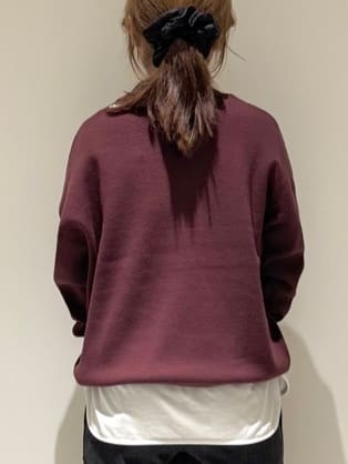 Liriさんの「Dessin｜【選べる首元デザイン/洗える】クルーネックロングTシャツ」を使ったコーディネート