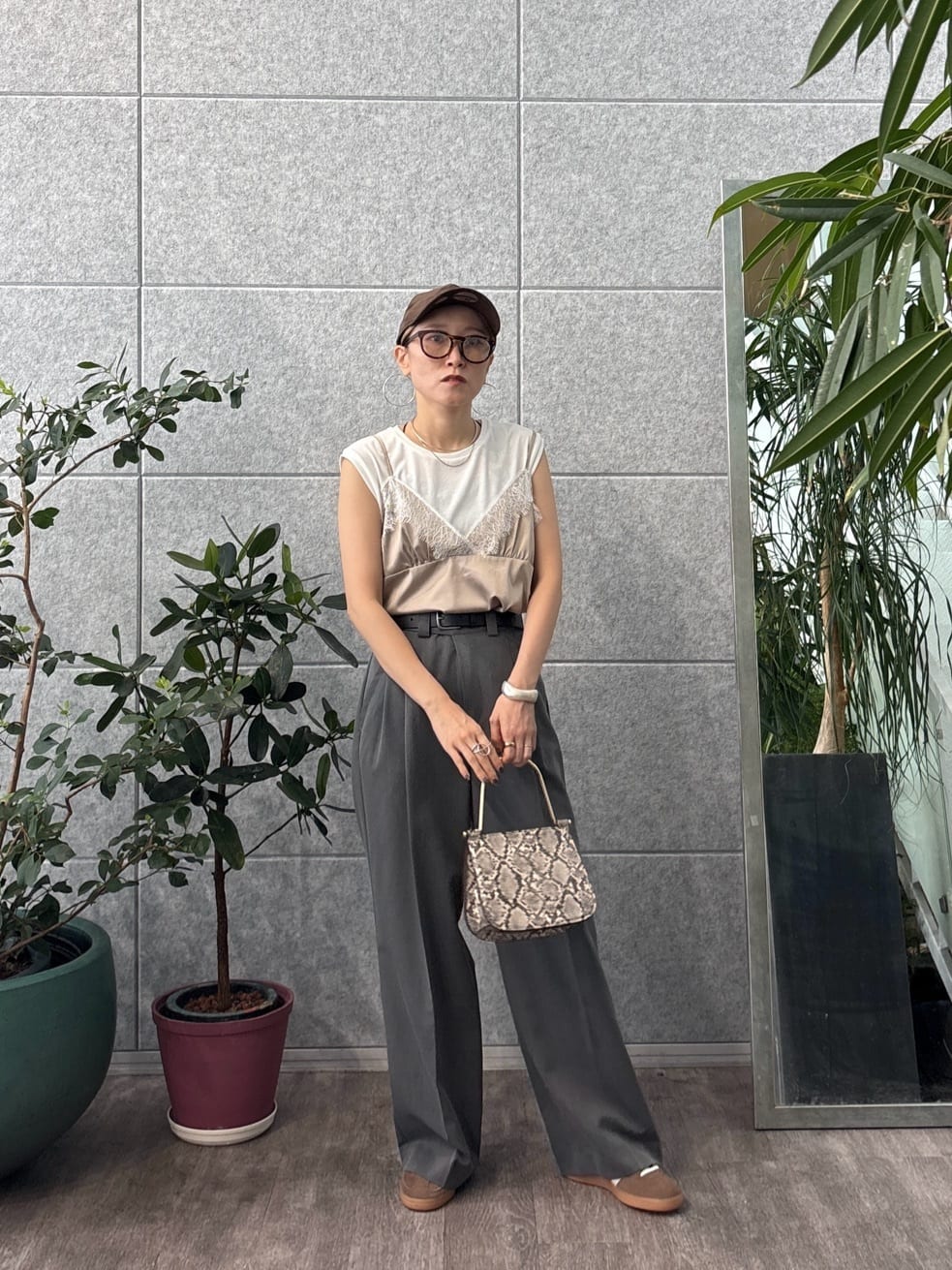 kotakiさんの「INDIVI｜キャミセットカットソー」を使ったコーディネート