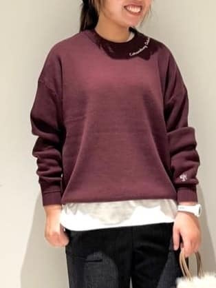 Liriさんの「Dessin｜【選べる首元デザイン/洗える】クルーネックロングTシャツ」を使ったコーディネート