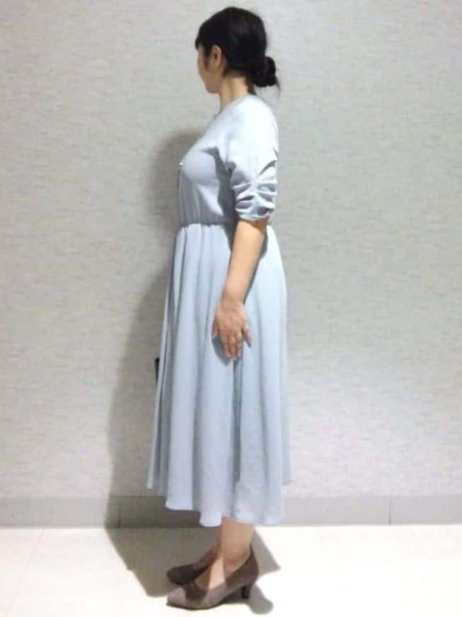 sakoさんの「Reflect｜【吸水速乾／防しわ】シルキープリーツワンピース」を使ったコーディネート
