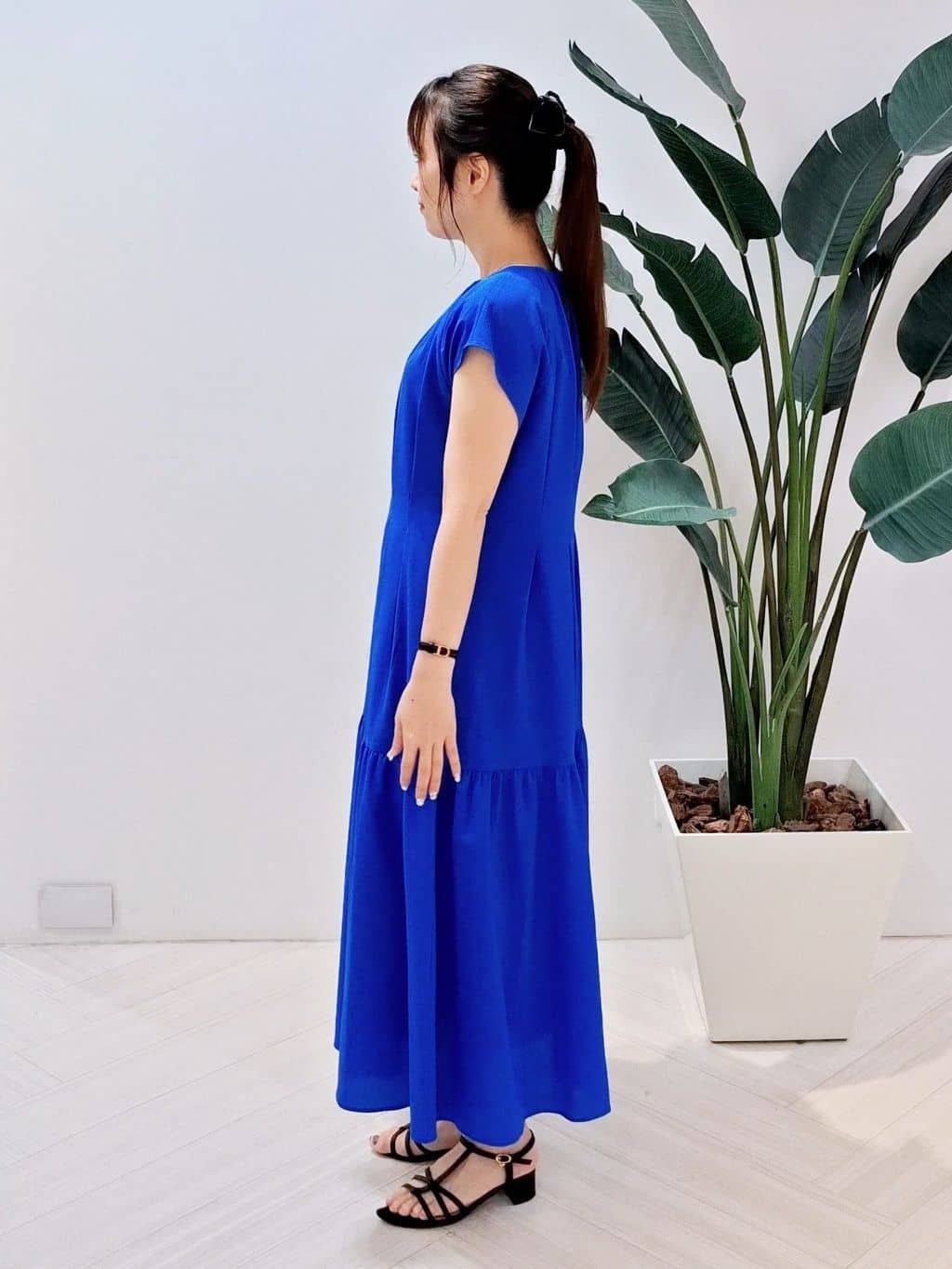 YuKaRiさんの「UNTITLED｜【1枚でコーデ完成！】タックワンピース」を使ったコーディネート