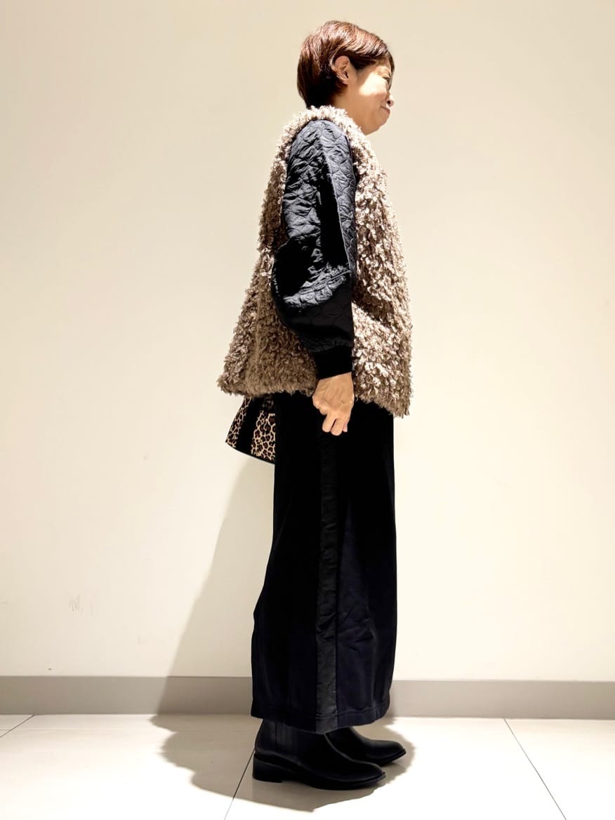 Haruさんの「Dessin｜【セットアップ可/ウエストゴム】裏毛Iラインスカート」を使ったコーディネート