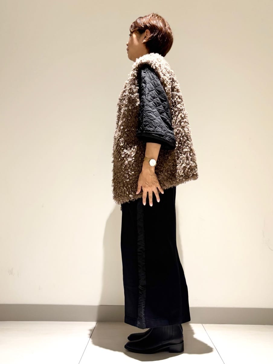 Haruさんの「Dessin｜【セットアップ可/ウエストゴム】裏毛Iラインスカート」を使ったコーディネート