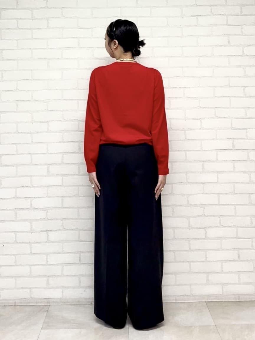 YUKAさんの「UNTITLED｜【アンサンブル可/薄手】ベーシッククルーネックカーディガン」を使ったコーディネート