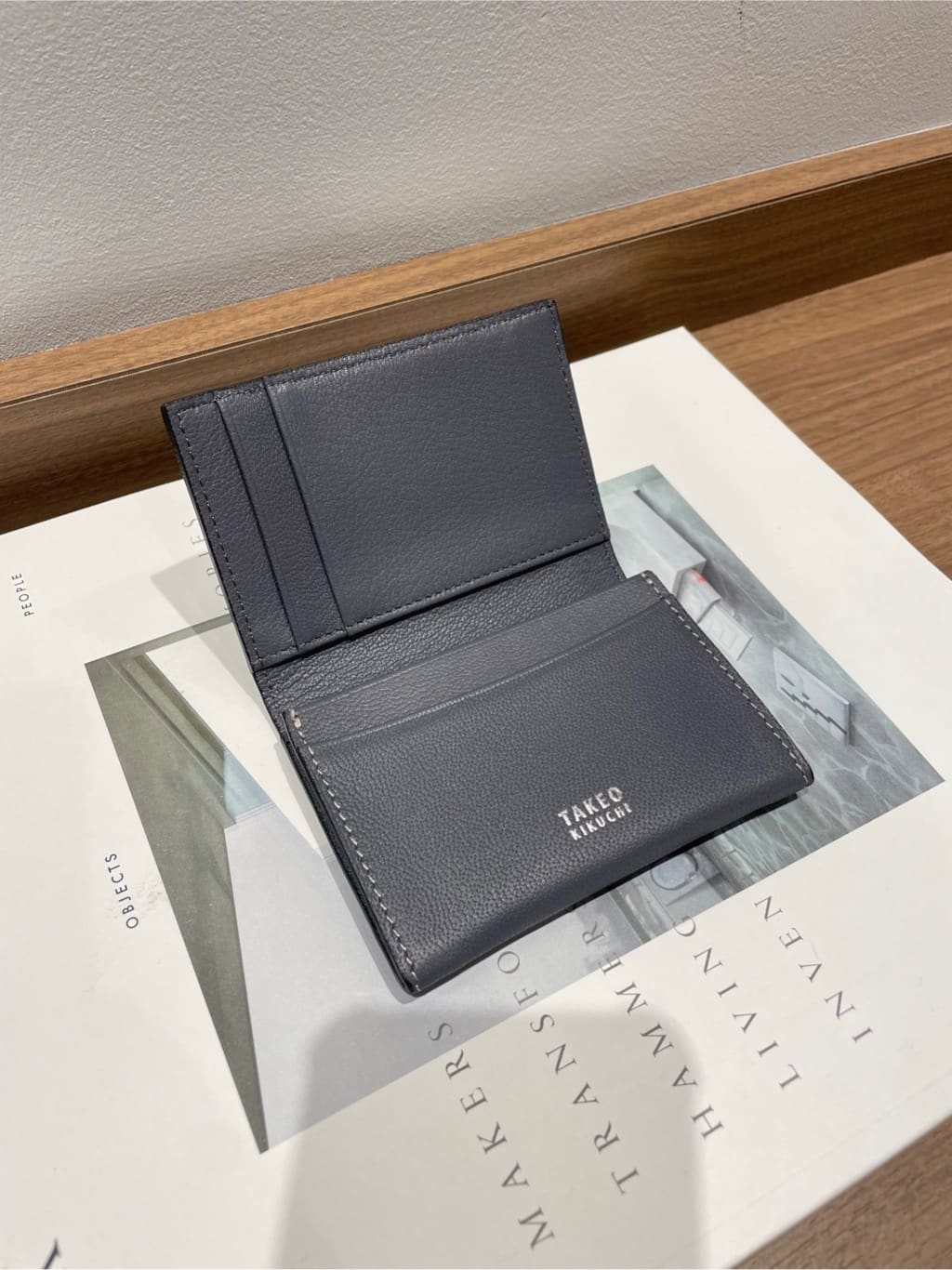 _yone.u_さんの「TAKEO KIKUCHI｜ゴードスキン 名刺入れ」を使ったコーディネート