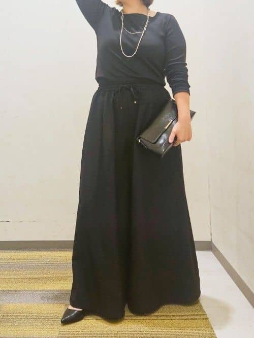 okayuさんの「THE SHOP TK｜【今羽織るなら】ダブルブレストジャケット【セットアップ可/洗える】」を使ったコーディネート