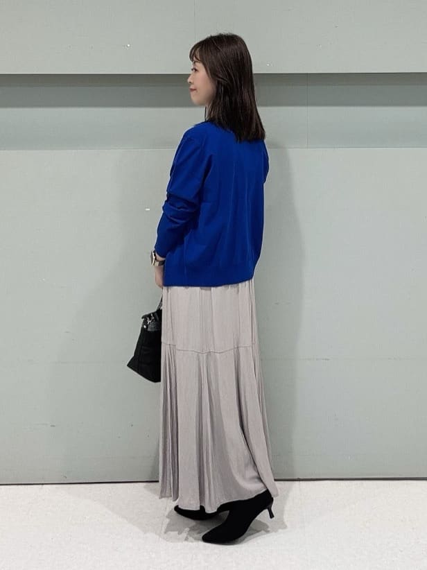 makiさんの「UNTITLED｜【洗える/1枚で着映え】ソフト裾フレアスカート」を使ったコーディネート
