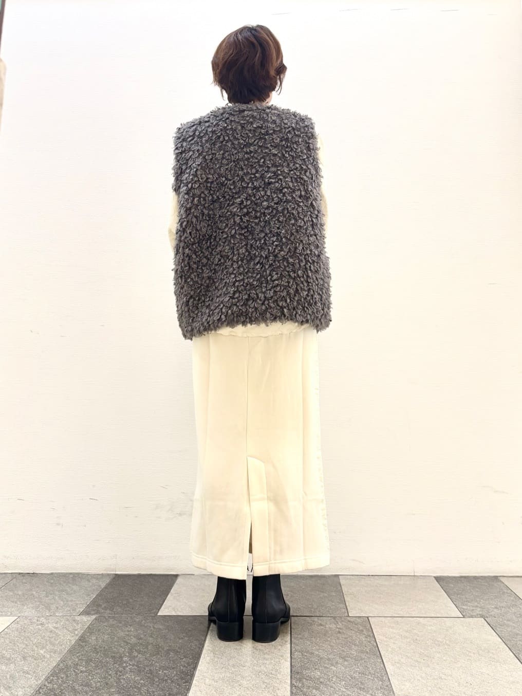 Haruさんの「Dessin｜【セットアップ可/ウエストゴム】裏毛Iラインスカート」を使ったコーディネート