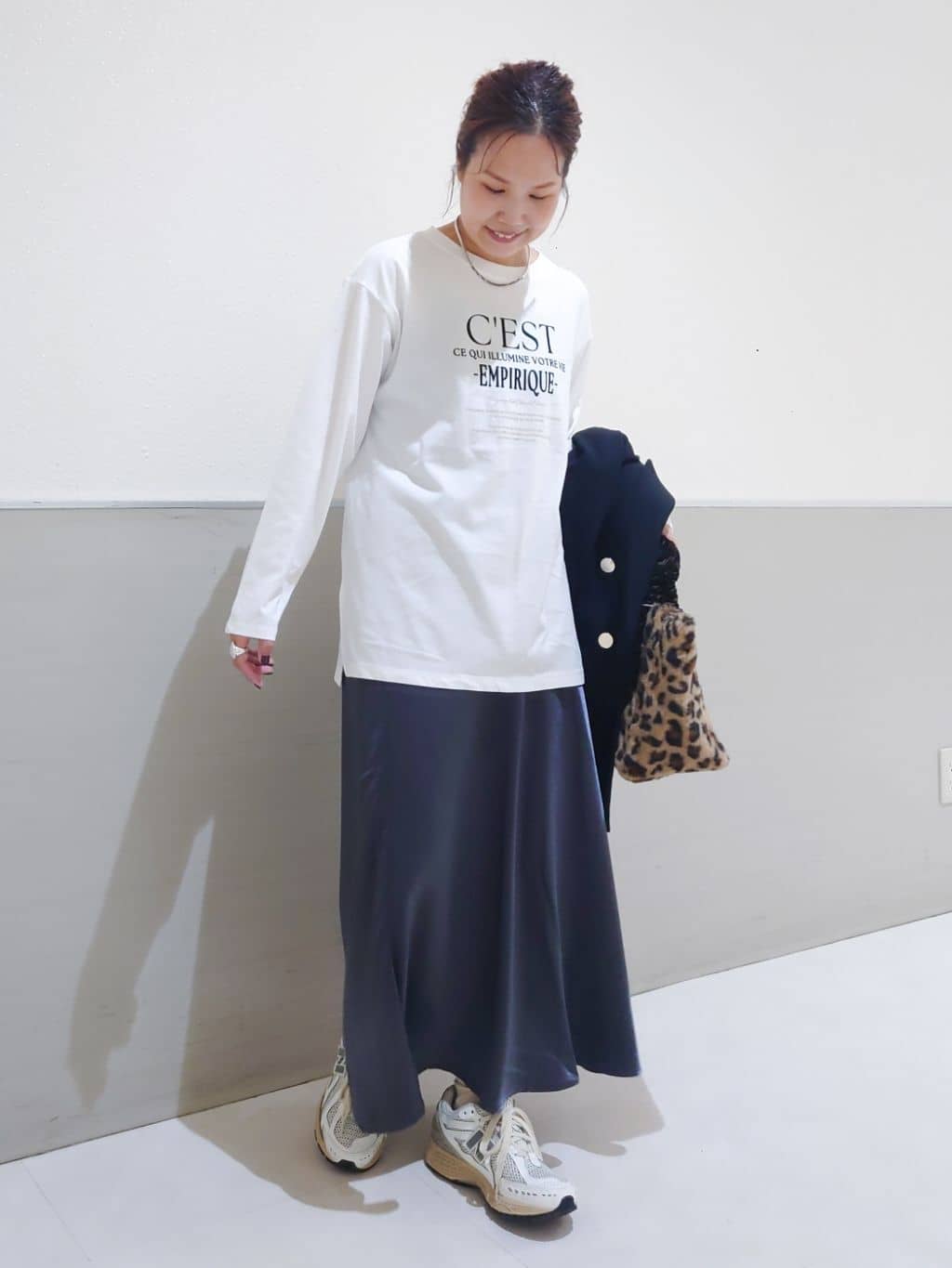 maruさんの「THE SHOP TK｜【今羽織るなら】ダブルブレストジャケット【セットアップ可/洗える】」を使ったコーディネート